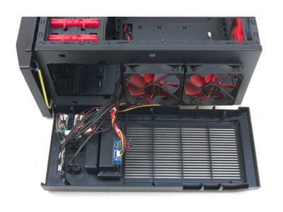 Корпус Chieftec LF-01B, верхняя панель