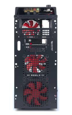 Корпус Chieftec LF-01B, вид на шасси спереди