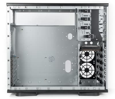 Chieftec SH-01B-B-B: вид изнутри слева