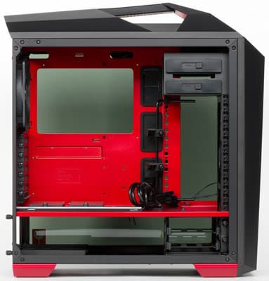 Вид на шасси слева