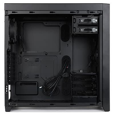 Вид на шасси слева