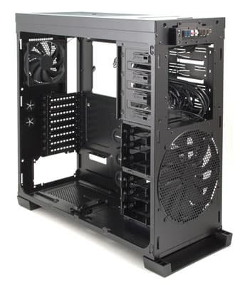 Вид изнутри Corsair Obsidian 650D