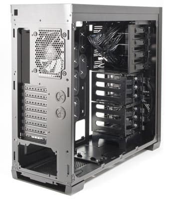 Вид изнутри Corsair Obsidian 650D