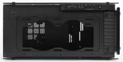 Вид сверху: шасси корпуса Corsair Crystal Series 570X RGB