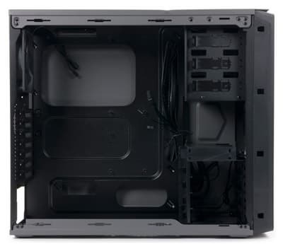 Вид на шасси слева