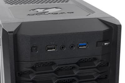 Корпус Cougar MX300, панель управления