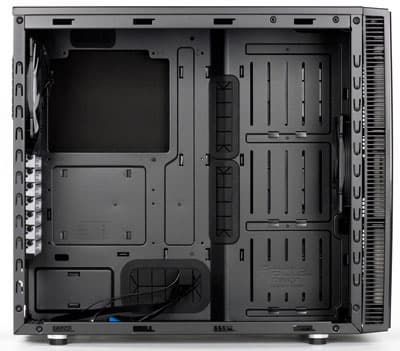 Вид на шасси слева