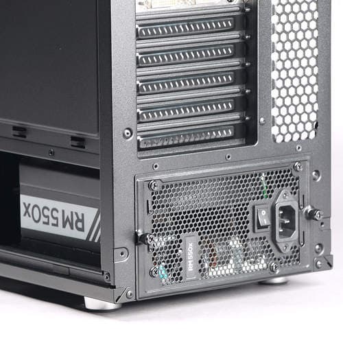 Установка блока питания корпуса Fractal Design Meshify C