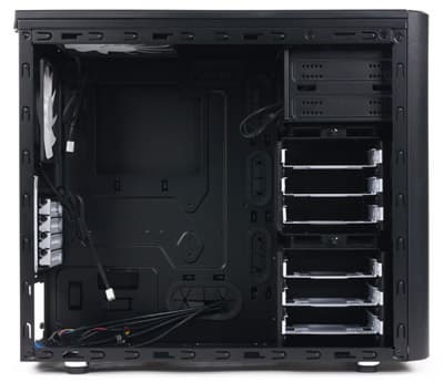 Вид изнутри Fractal Design Arc Mini R2