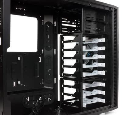 Fractal Design Define R5: отсеки для накопителей