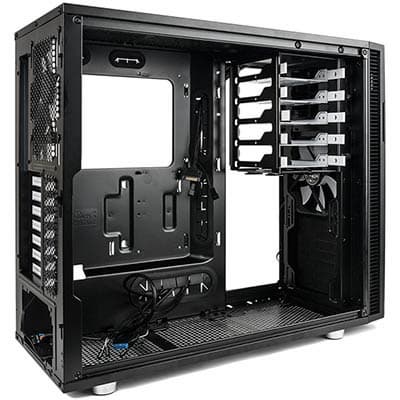 Fractal Design Define R5: вариант размещения отсеков