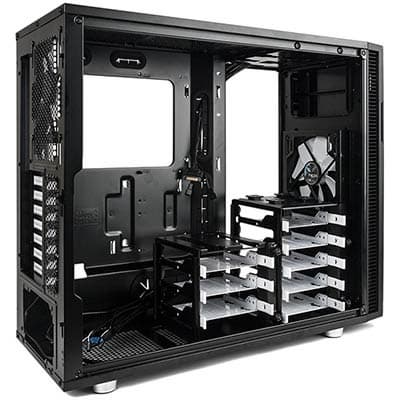 Fractal Design Define R5: вариант размещения отсеков