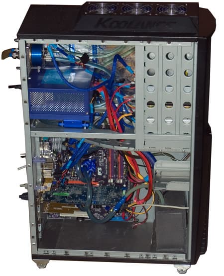 Бесшумный компьютер в работе