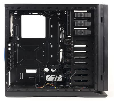 Корпус NZXT H2 Classic, вид на шасси слева