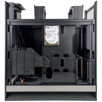 SilverStone SST-FT05, установка 2,5-дюймовых накопителей