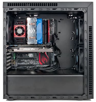 Вид изнутри слева