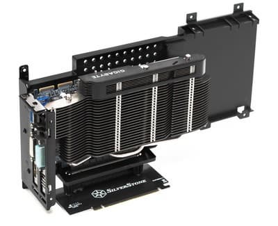 SilverStone Raven RVZ01: Рэйзер с установленной видеокартой