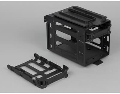 Корпус Thermaltake Chaser A31 Snow Edition, салазки и корзина для дисков