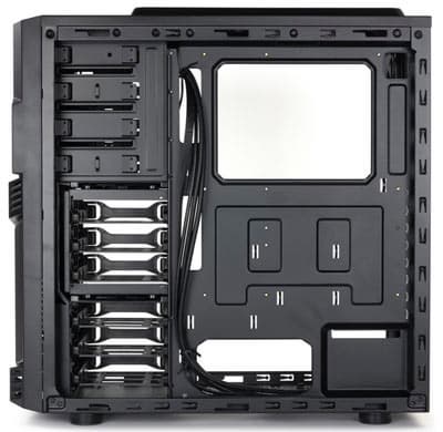 Корпус Thermaltake Commander G42, вид на шасси справа