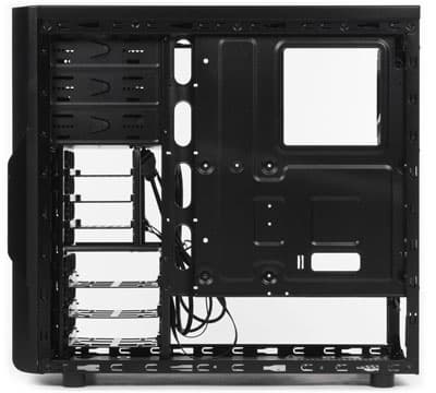 Корпус Thermaltake Versa H22, вид на шасси справа