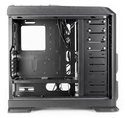 Zalman GS1200: Вид со снятой левой стенкой