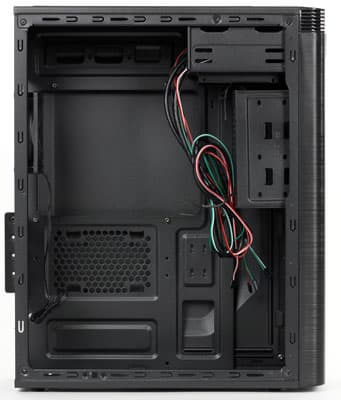 Вид на шасси слева