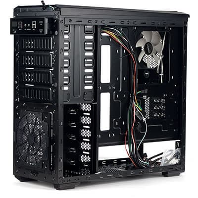 Zalman Z9 Plus: вид изнутри справа