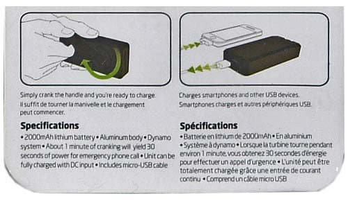 Аккумулятор Eton с турбиной