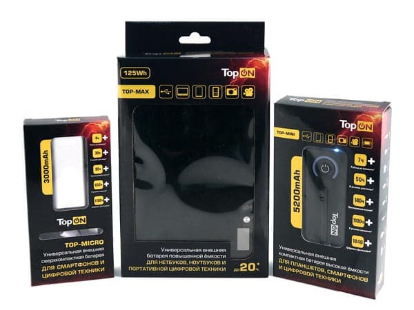 Внешние батареи TopON