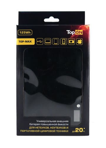 Внешняя батарея Top-Max: упаковка