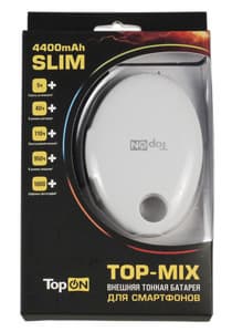 Внешняя тонкая батарея Top-Mix: упаковка