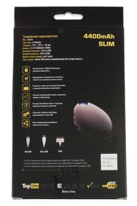 Внешняя тонкая батарея Top-Mix: упаковка