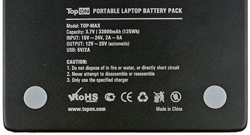 Универсальная внешняя батарея Top-Max