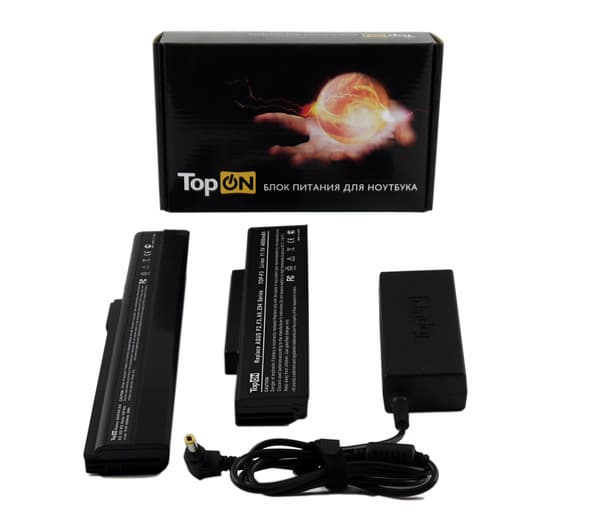 Аккумуляторы и блоки питания фирмы TopON для ноутбуков