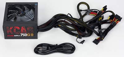 Провода и разъемы блока питания Aerocool KCAS-750G