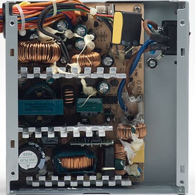 Вид платы блока питания Chieftec BPS-500S