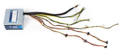 Провода и разъемы блока питания Chieftec CTG-650-80P