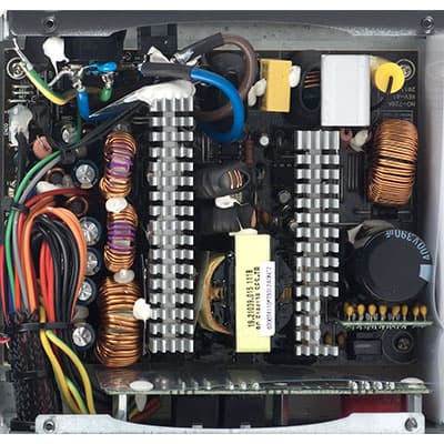 Вид платы блока питания Chieftec CTG-750C