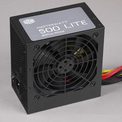 Внешний вид блока питания Cooler Master MasterWatt Lite 230V 500W