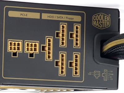 Ввод проводов в корпус у блока питания Cooler Master Silent Pro Gold 800W