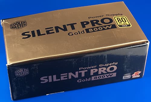 Упаковка блока питания Cooler Master Silent Pro Gold 800W