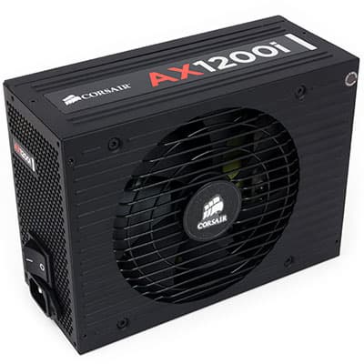 Внешний вид блока питания Corsair AX1200i