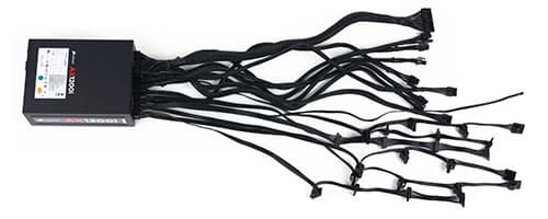 Провода и разъемы блока питания Corsair AX1200i