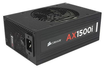 Внешний вид блока питания Corsair AX1500i