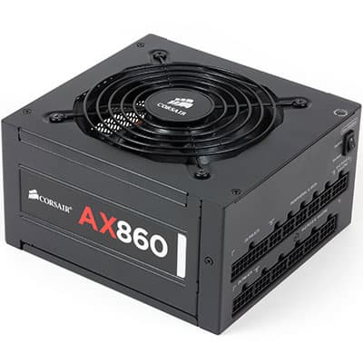 Внешний вид блока питания Corsair AX860