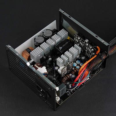 Вид платы блока питания Corsair CS850M