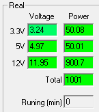 Работа на максимальной мощности Corsair RM1000