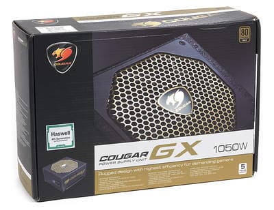 Упаковка блока питания Cougar GX 1050