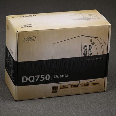 Упаковка блока питания Deepcool DQ750