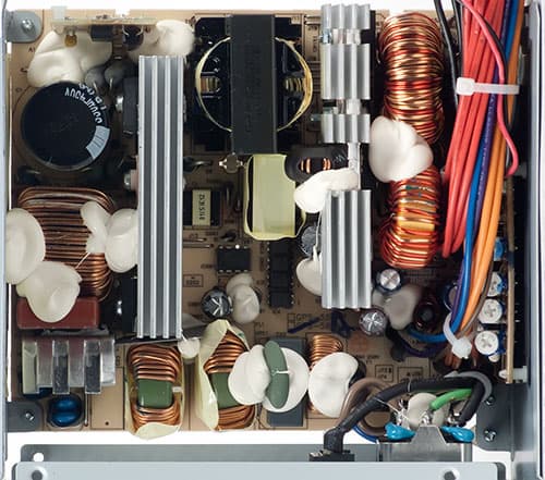 Вид платы блока питания Delta GPS-500AB-A